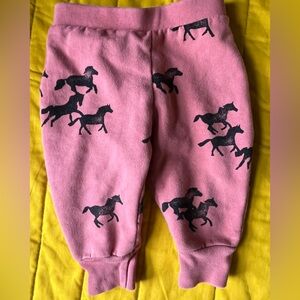 Bobo Choses red sweatpants with mustang print